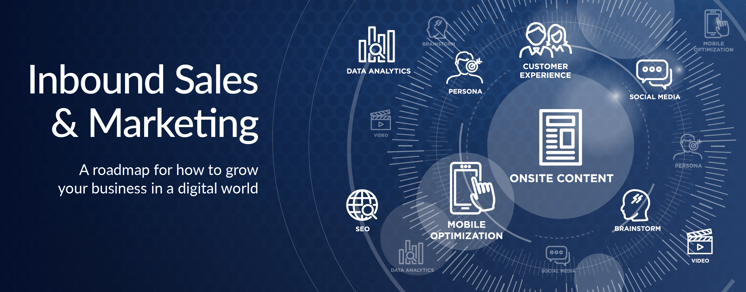 Inbound is not the Opposite of Outbound - Inbound Sales & Marketing Graphic
