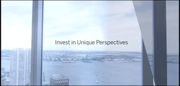 Invest in unique perspectives