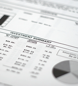 Image of investment summary data 
