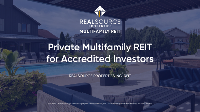 RealSource Private Multifamily REIT