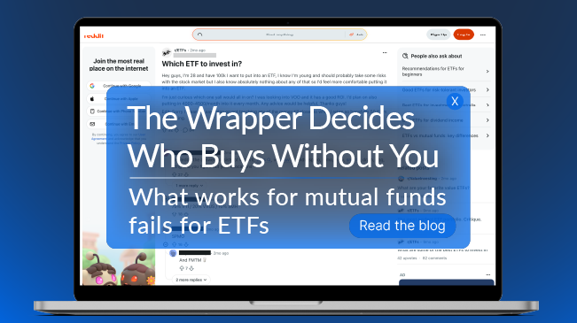 Marketing an ETF: Why the Wrapper Changes Your Funnel