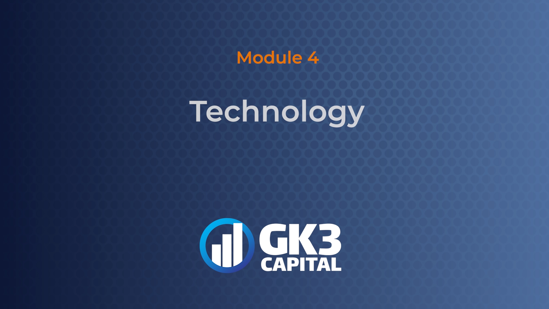 Module 4 Technology title screen